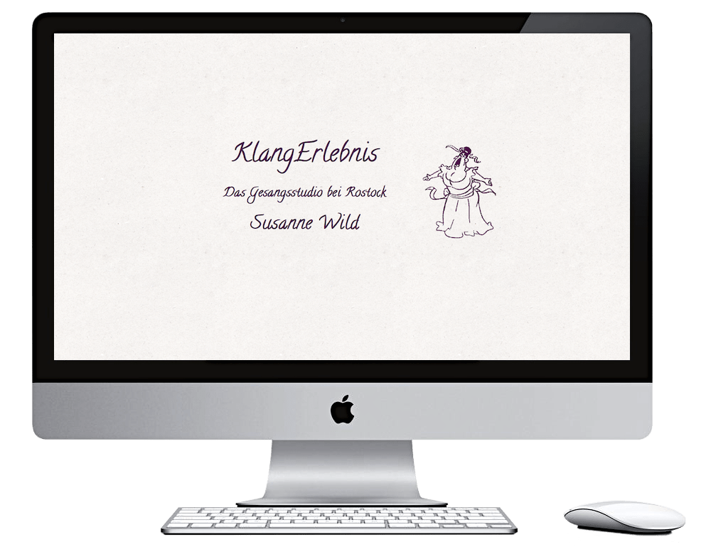Webdesign Stralsund - Seitenschmiede - Gesangsstudio