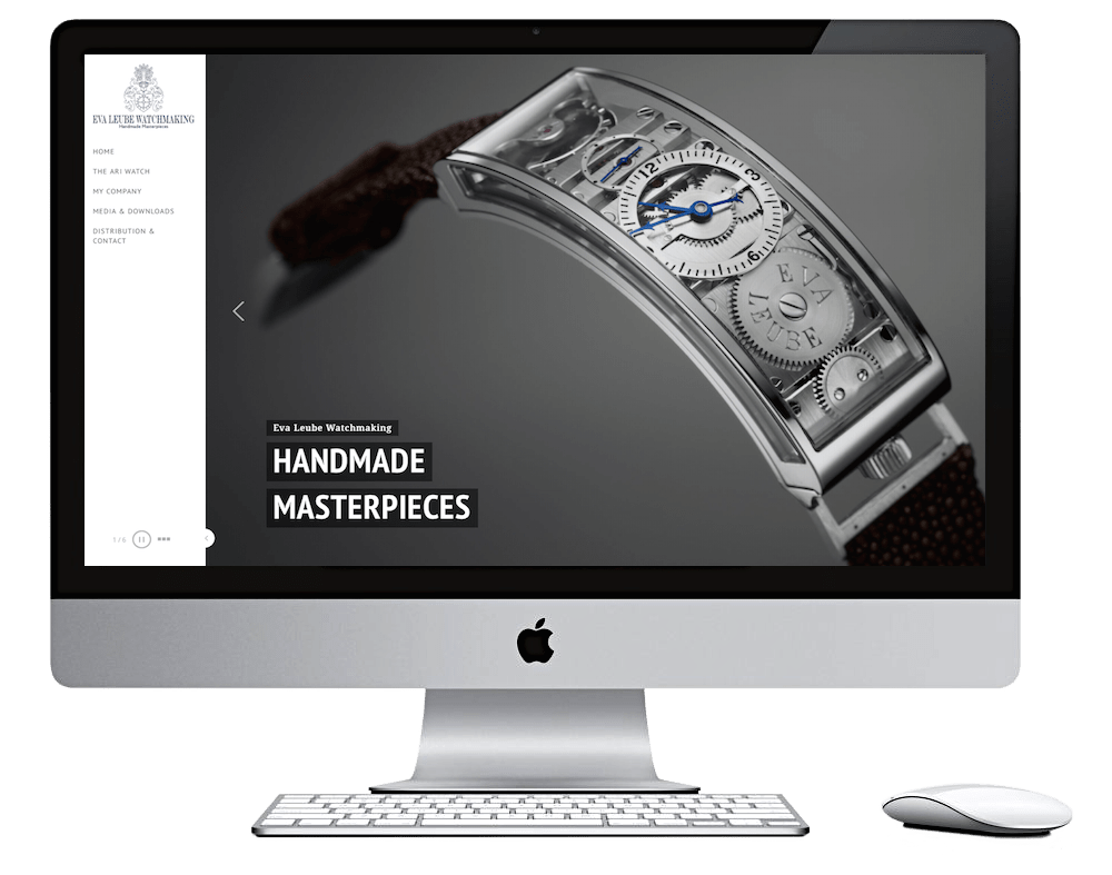 Webdesign Stralsund - Seitenschmiede - Uhrmacherin