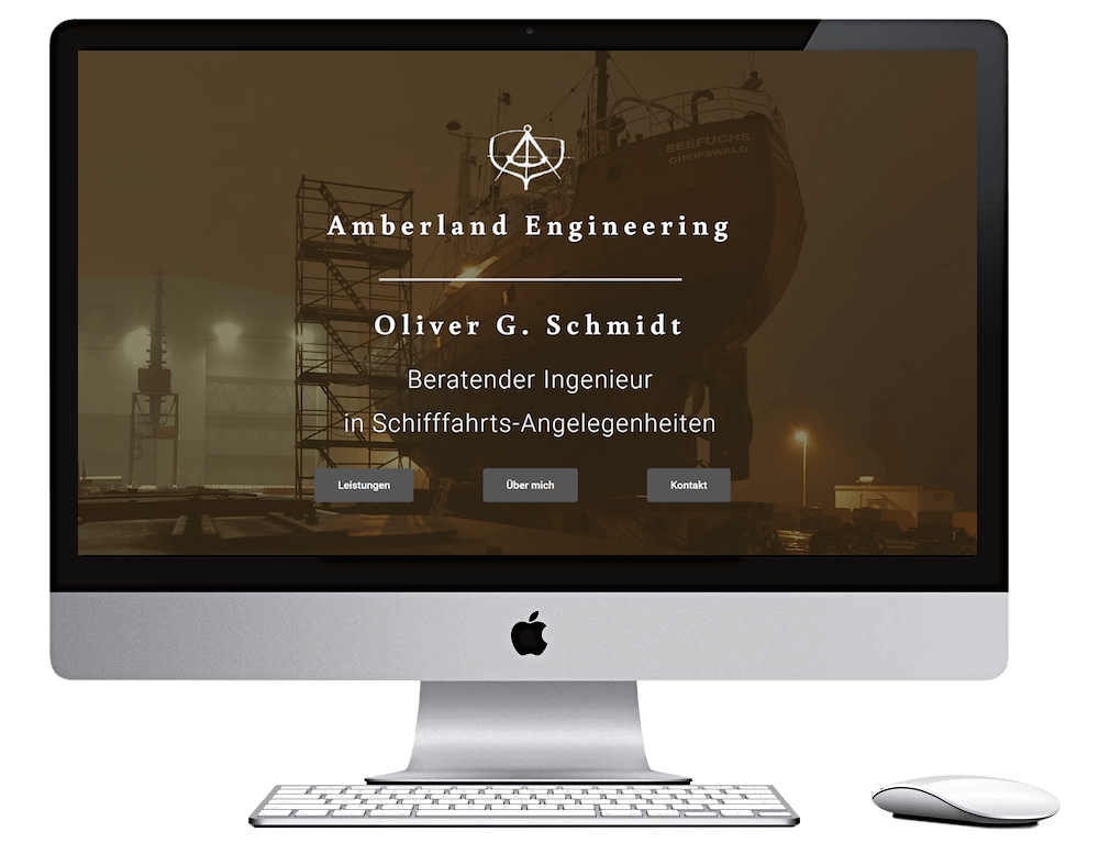 Webdesign Stralsund - Seitenschmiede - Amberland Engineering